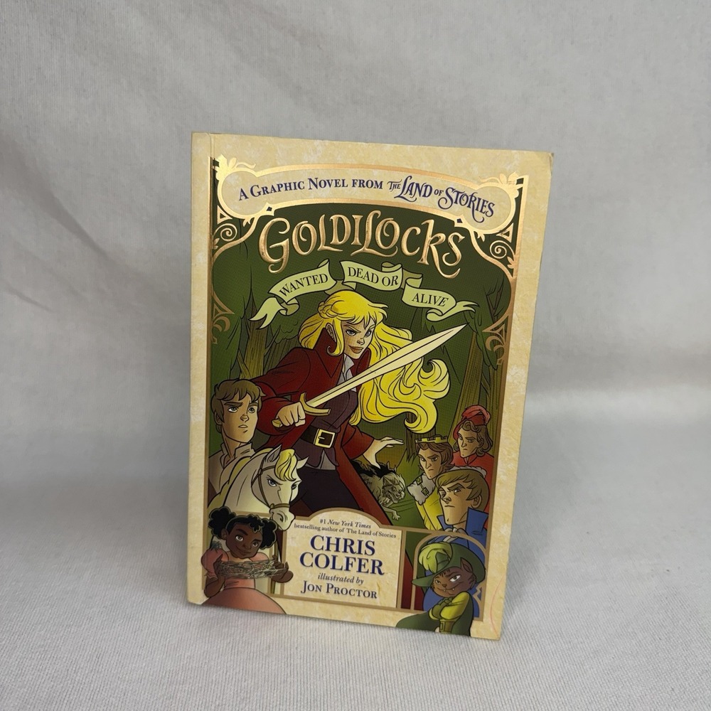 Goldilocks Wanted Dead or Alive Chris Colfer Graphic Novel Land Of Stories